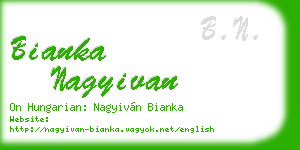 bianka nagyivan business card